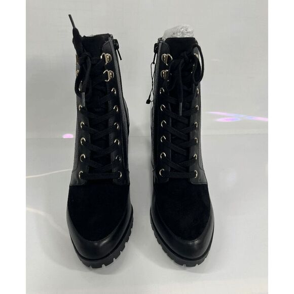 Giani Bernini Women's Keeryn Lace-up Lug Sole Booties - Black 8.5M - Picture 2 of 9